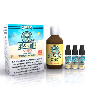 Pack DIY Easy2Mix 200ml 50PG/50VG  Supervape 3 mg