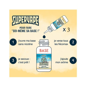 Pack DIY Easy2Mix 200ml 50PG/50VG  Supervape 3 mg