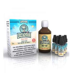 Pack DIY Easy2Mix 200ml 50PG/50VG  Supervape 6 mg