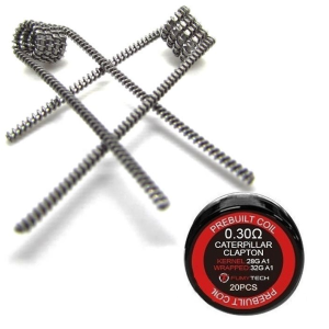 Caterpillar Clapton 0.3 ohm (20 pieces) - Fumytech