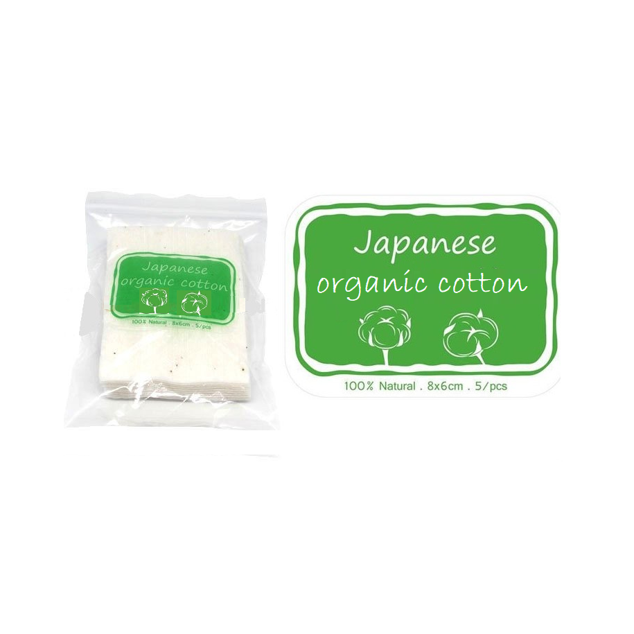 Japanese Organic Cotton 5pièces /Pack