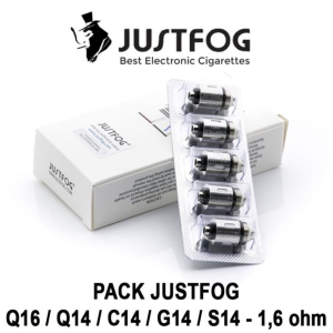 Pack de 5 résistances Q16 JustFog