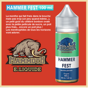 Hammer Fest  (100ml) Mammoth  E-liquide