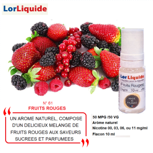 E-liquide Fruits Rouges LorLiquide