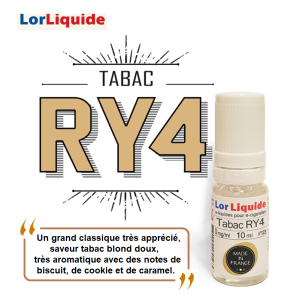 E-liquid Tabac RY4 LorLiquide