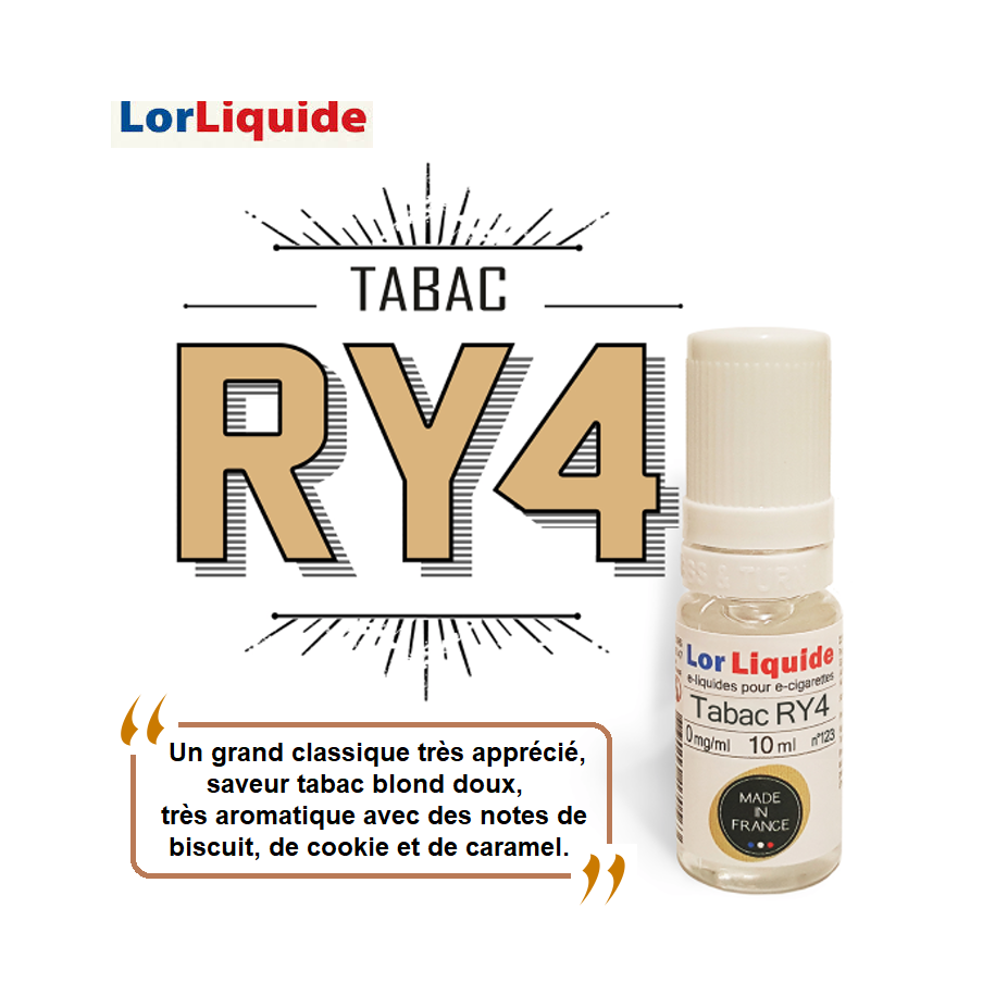 E-liquid Tabac RY4 LorLiquide