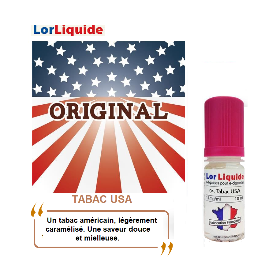 E-liquid Tabac USA LorLiquide