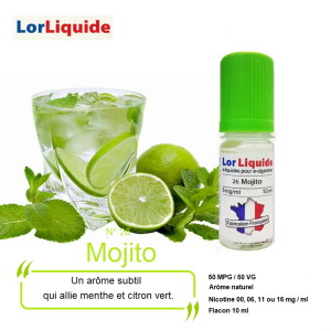 E-liquide Mojito Lor Liquide