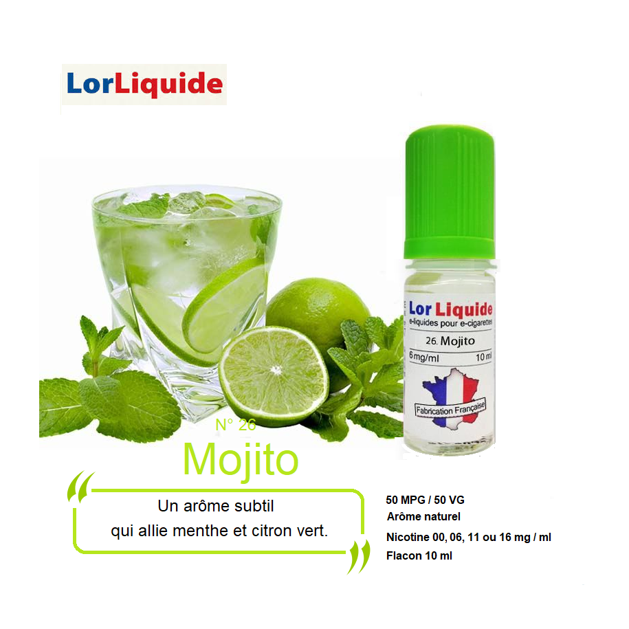 E-liquide Mojito Lor Liquide