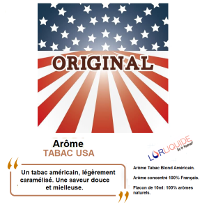 Arôme concentré Saveur Tabac USA LorLiquide (10ml)