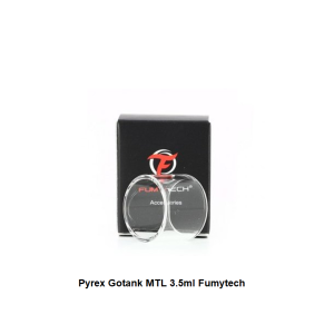 Tube Pyrex (réservoir) pour Gotank MTL Fumytech