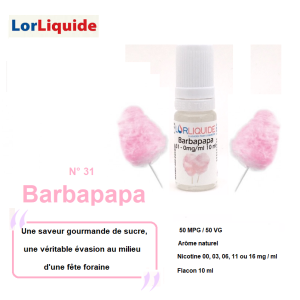 E-Liquide Barbapapa LorLiquide