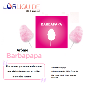 Arôme concentré Saveur Barbapapa LorLiquide (10ml)