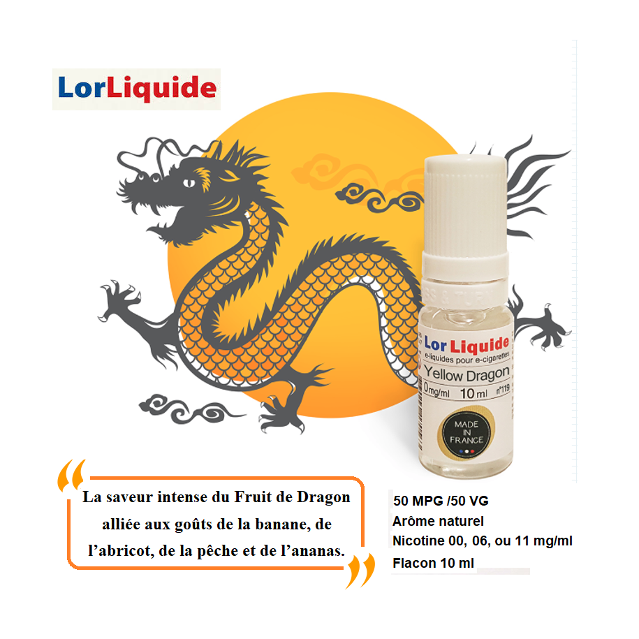 E-liquide Yellow Dragon LorLiquide