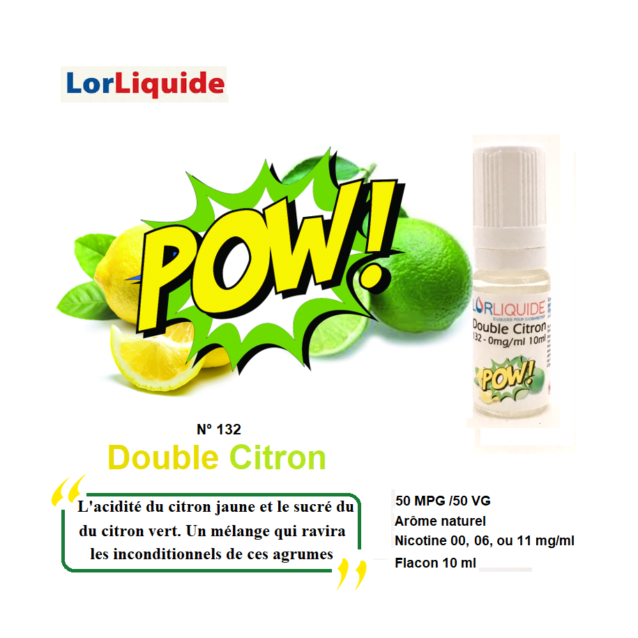 E-liquide Double Citron LorLiquide