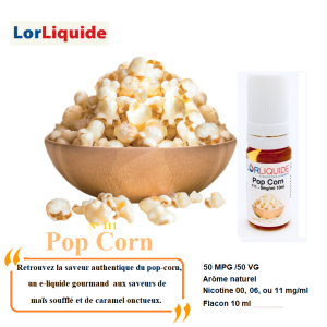 E-liquide Pop Corn LorLiquide