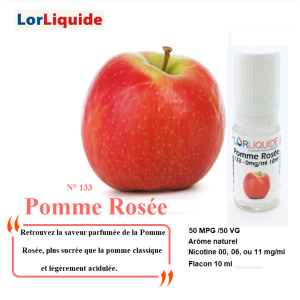 E-liquide Pomme Rosée LorLiquide
