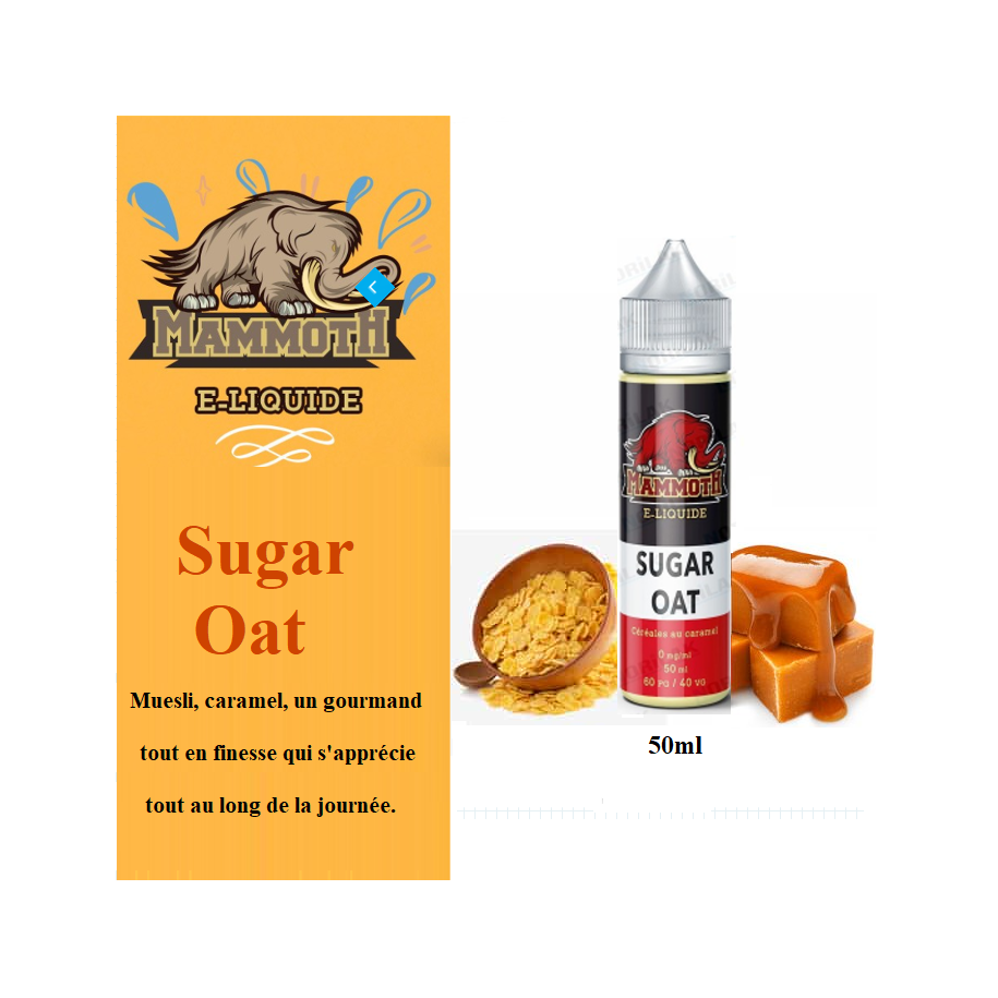 Sugar Oat (50ml) Mammoth  E-liquide