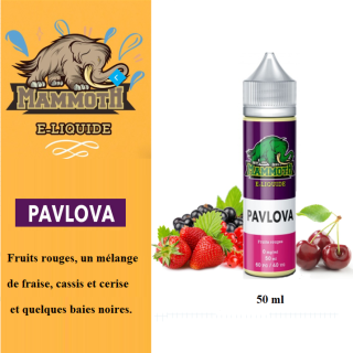 Pavlova  (50ml) Mammoth  E-liquide