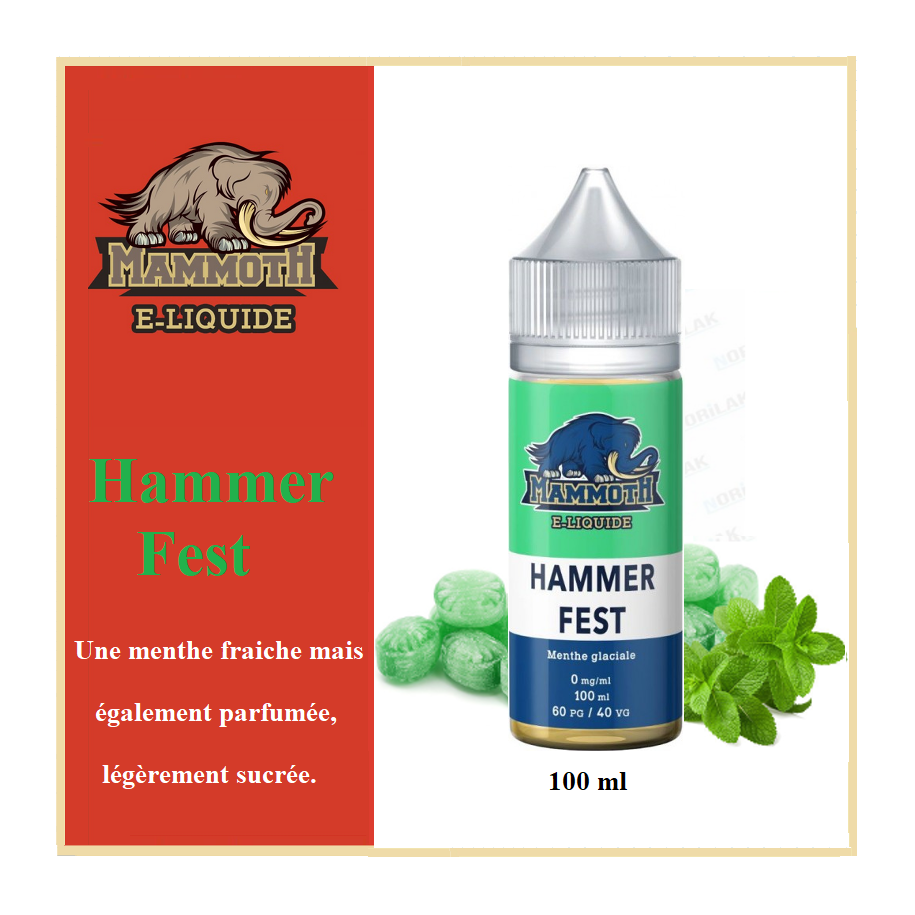 Hammer Fest  (100ml) Mammoth  E-liquide