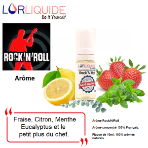 Arôme concentré Saveur Rock'N'Roll LorLiquide (10ml)