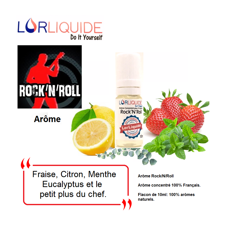 Arôme concentré Saveur Rock'N'Roll LorLiquide (10ml)
