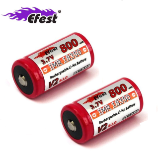 Accu EFEST IMR 18350 v2 - 800mAh