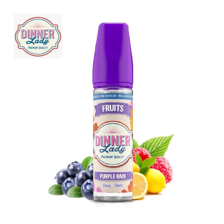 Purple Rain 50ml 0% Sucralose - Dinner Lady