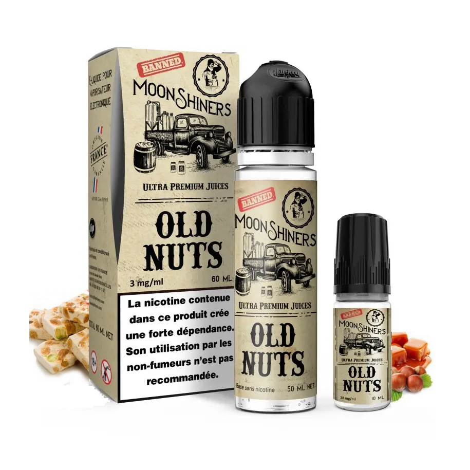 Kit Easy2Shake Old Nuts Moonshiners 60ml Le French Liquide