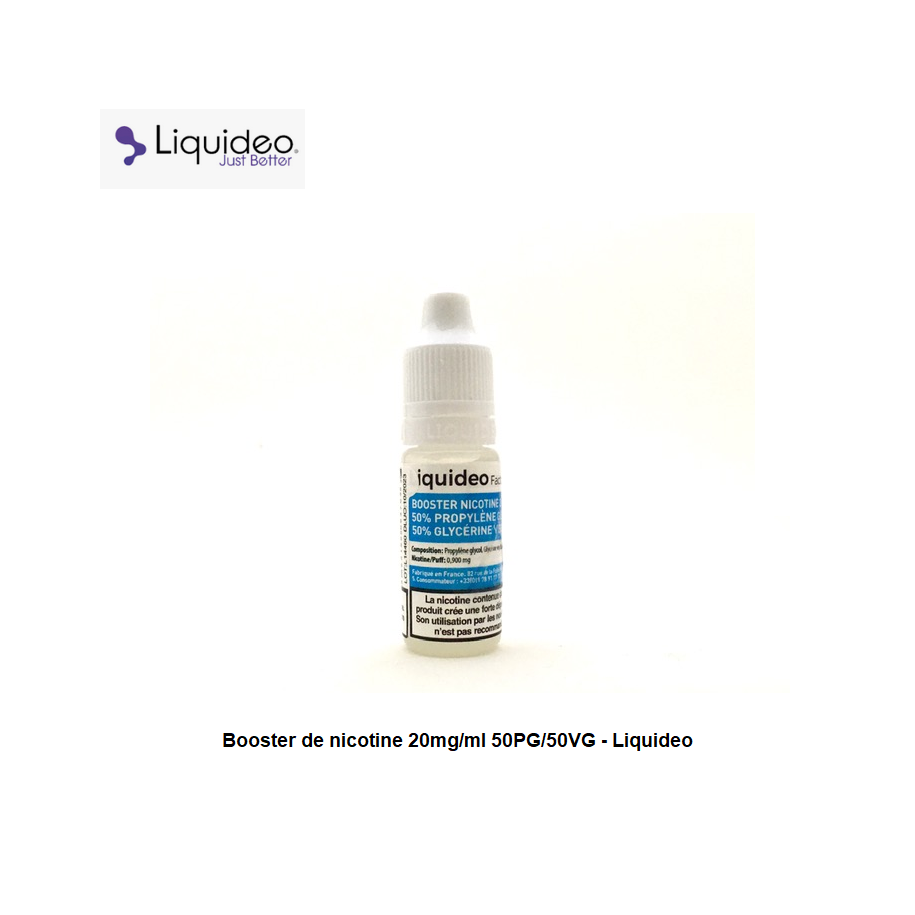 Pack Booster de nicotine 20mg/ml Liquideo