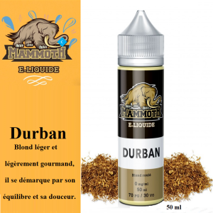 Durban  (50ml) Mammoth  E-liquide