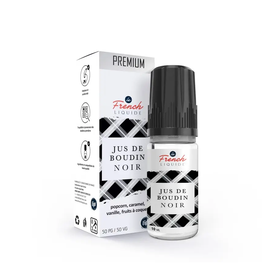 E-liquide Jus de Boudin Noir (10ml) Le French Liquide