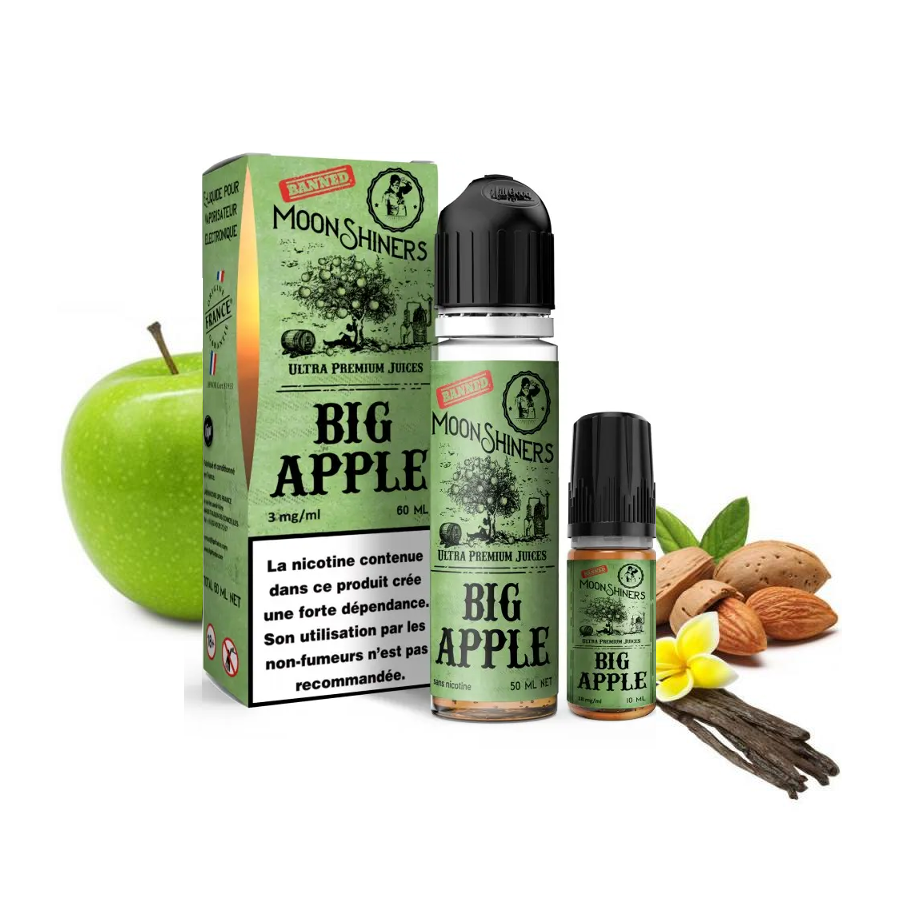 Kit Easy2Shake Big Apple Moonshiners 60ml (50/50) Le French Liquide