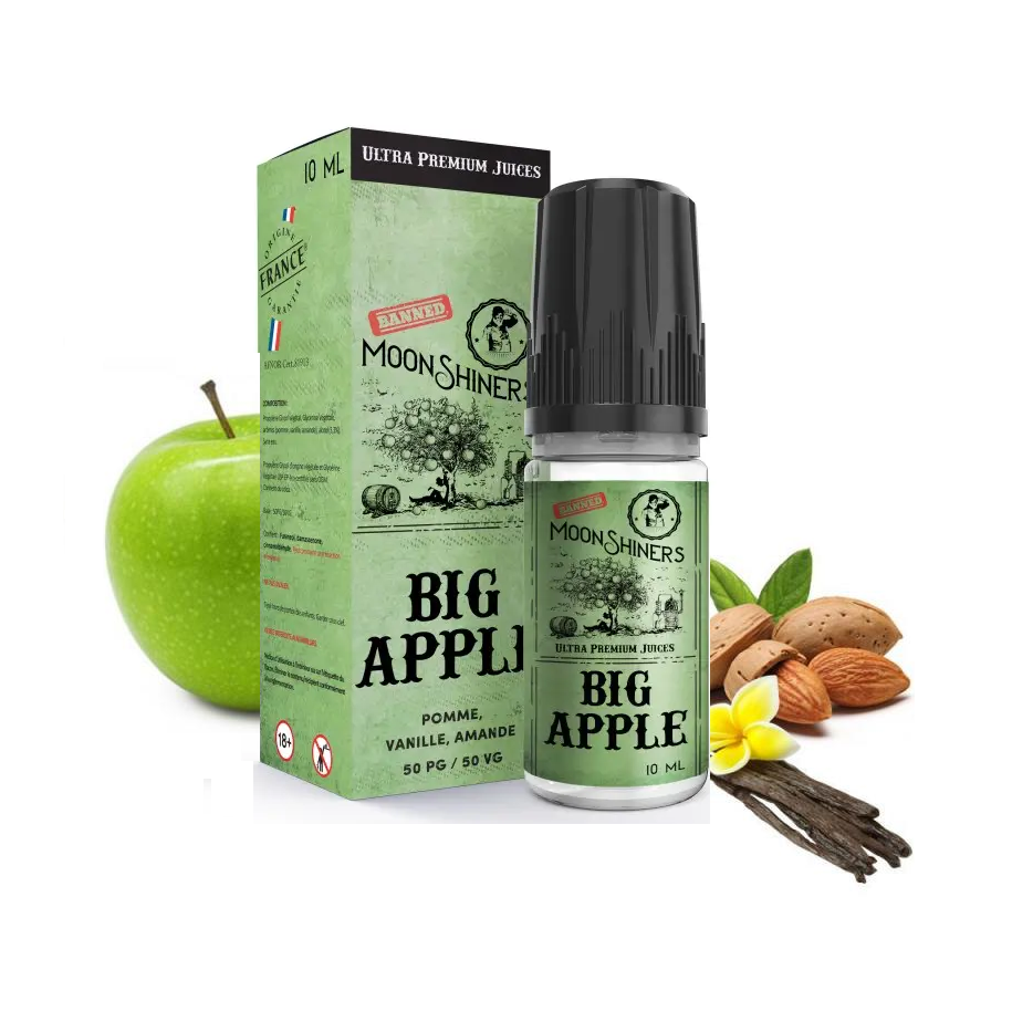 E-liquide Big Apple Moonshiners 10 ml Le French Liquide