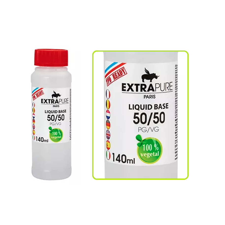 Base 50PG/50VG 140ml   Extrapure