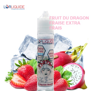 E-liquide Fruit du Dragon / Fraise Extra Frais 50ml LorLiquide