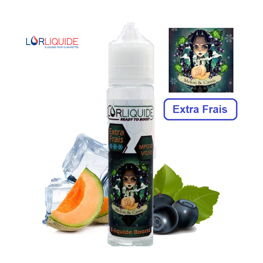 E-liquide Melon & Cassis Extra Frais 50ml LorLiquide